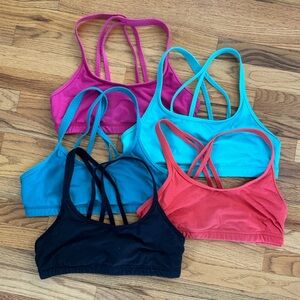 5 Patagonia crossback bras - L